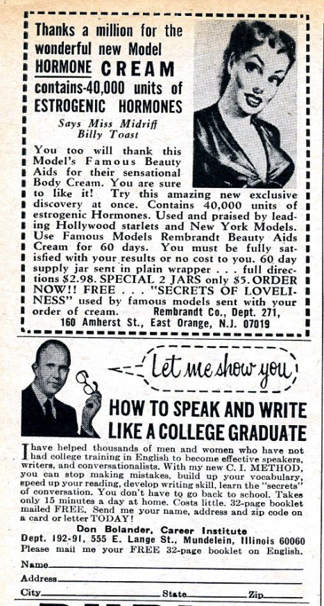 an old black and white advertit for a college graduate