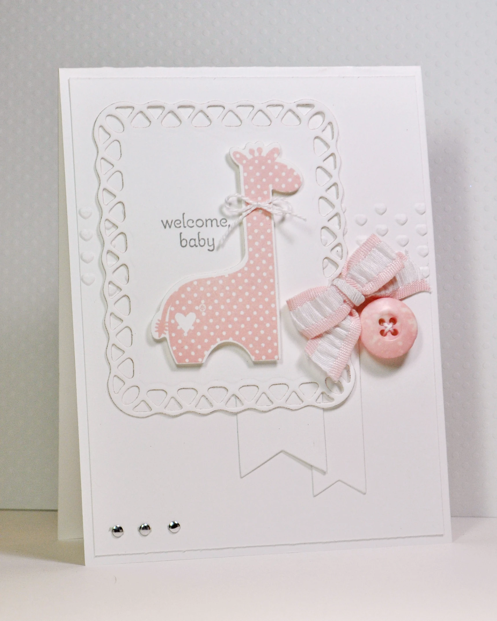 a close up of a small card with ons