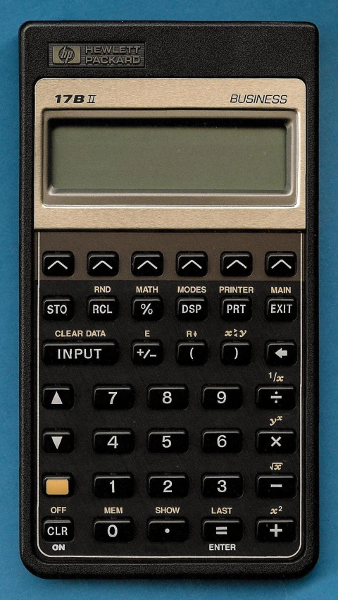 a calculator and some type of device