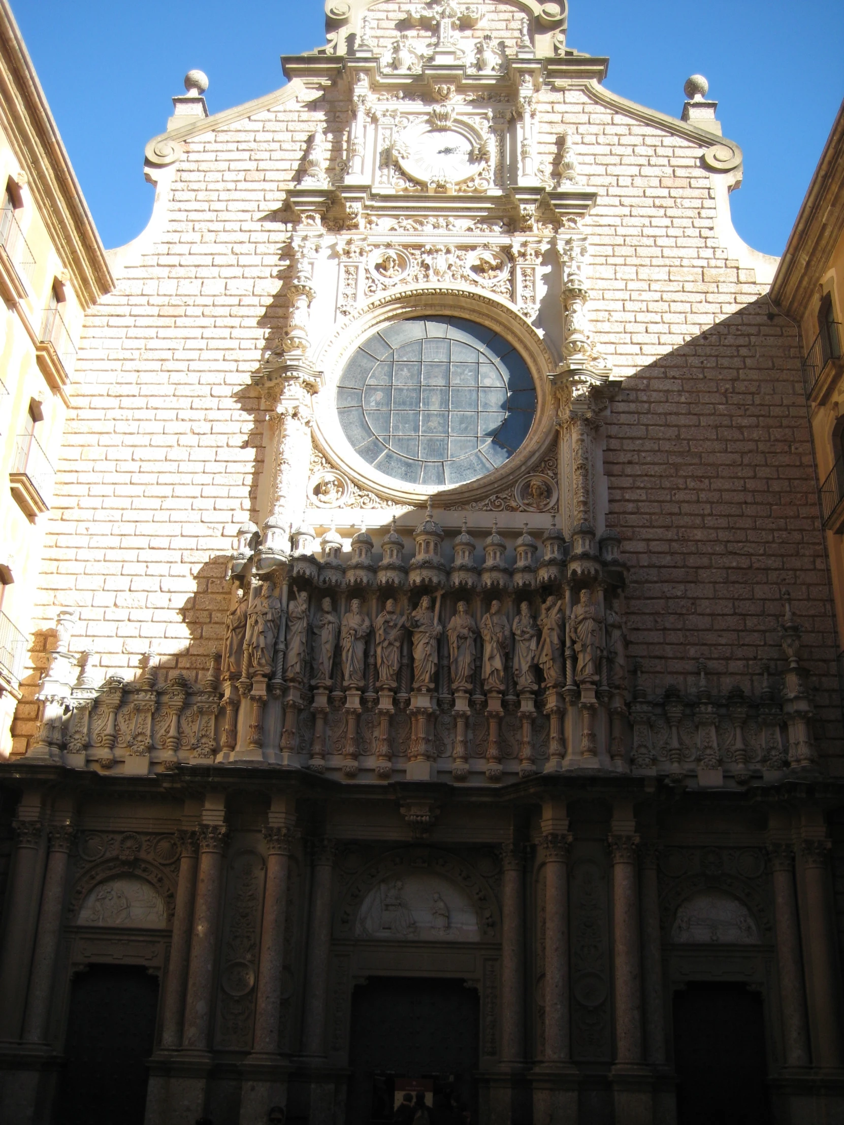 a large building has an ornate clock on it