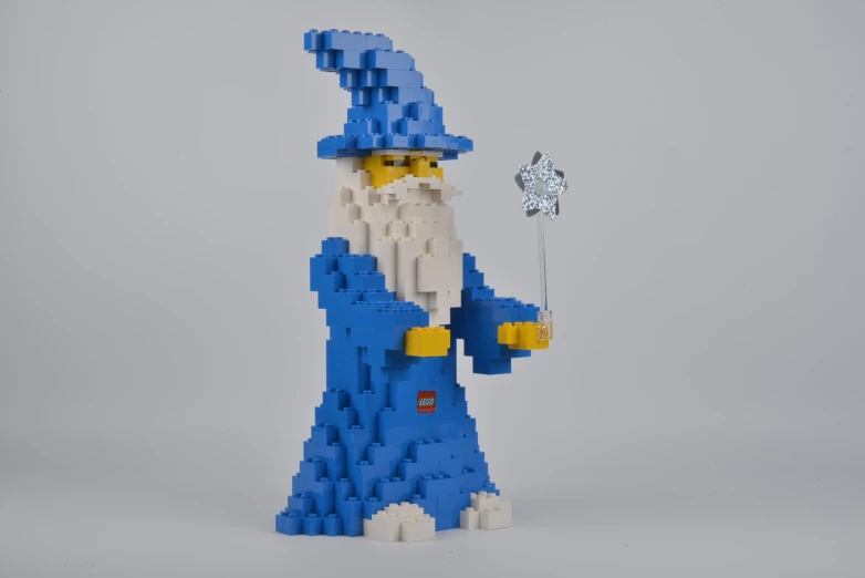 this is a lego wizard with a tiny erfly
