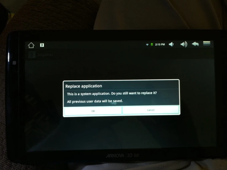 a tablet screen showing a web page for someone's phone number