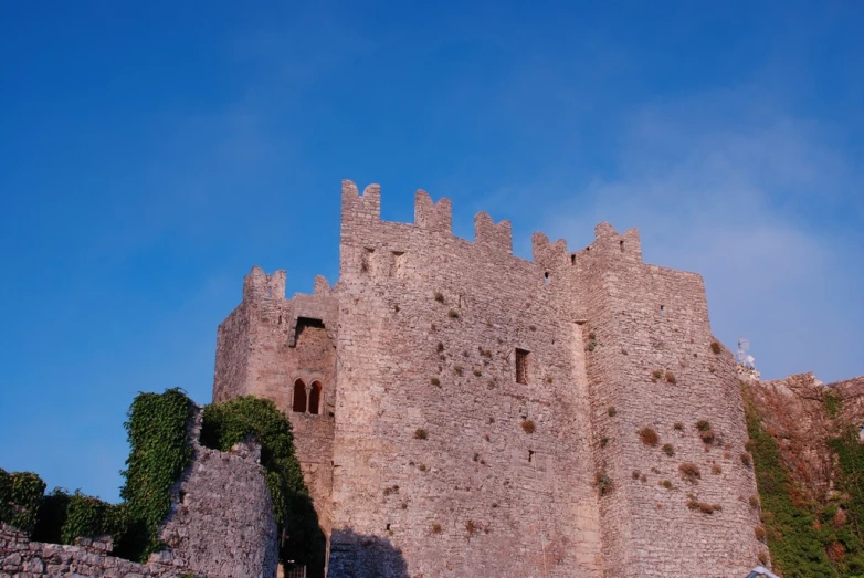 a large castle that is made of stone