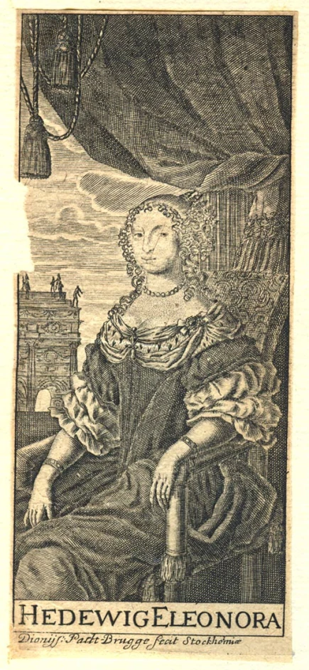 a drawing of a woman is featured in the engraving