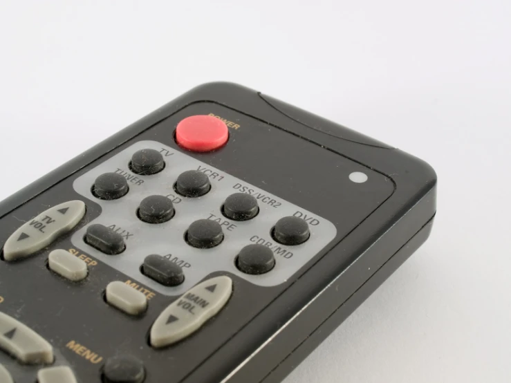 this is an old remote control that someone had turned on