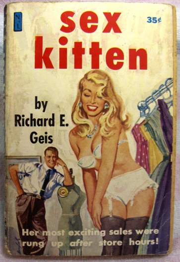 a book cover for sex kitten