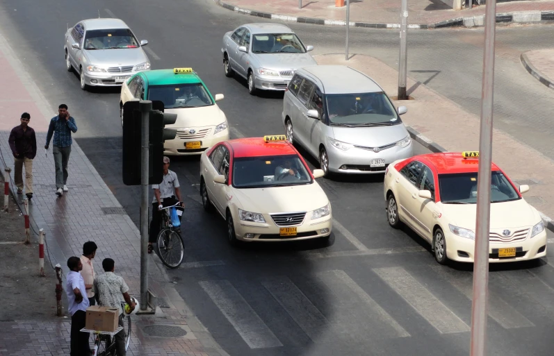 cars in a traffic jam in an urban area