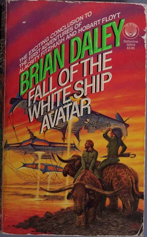 a book cover featuring a man on a white ship