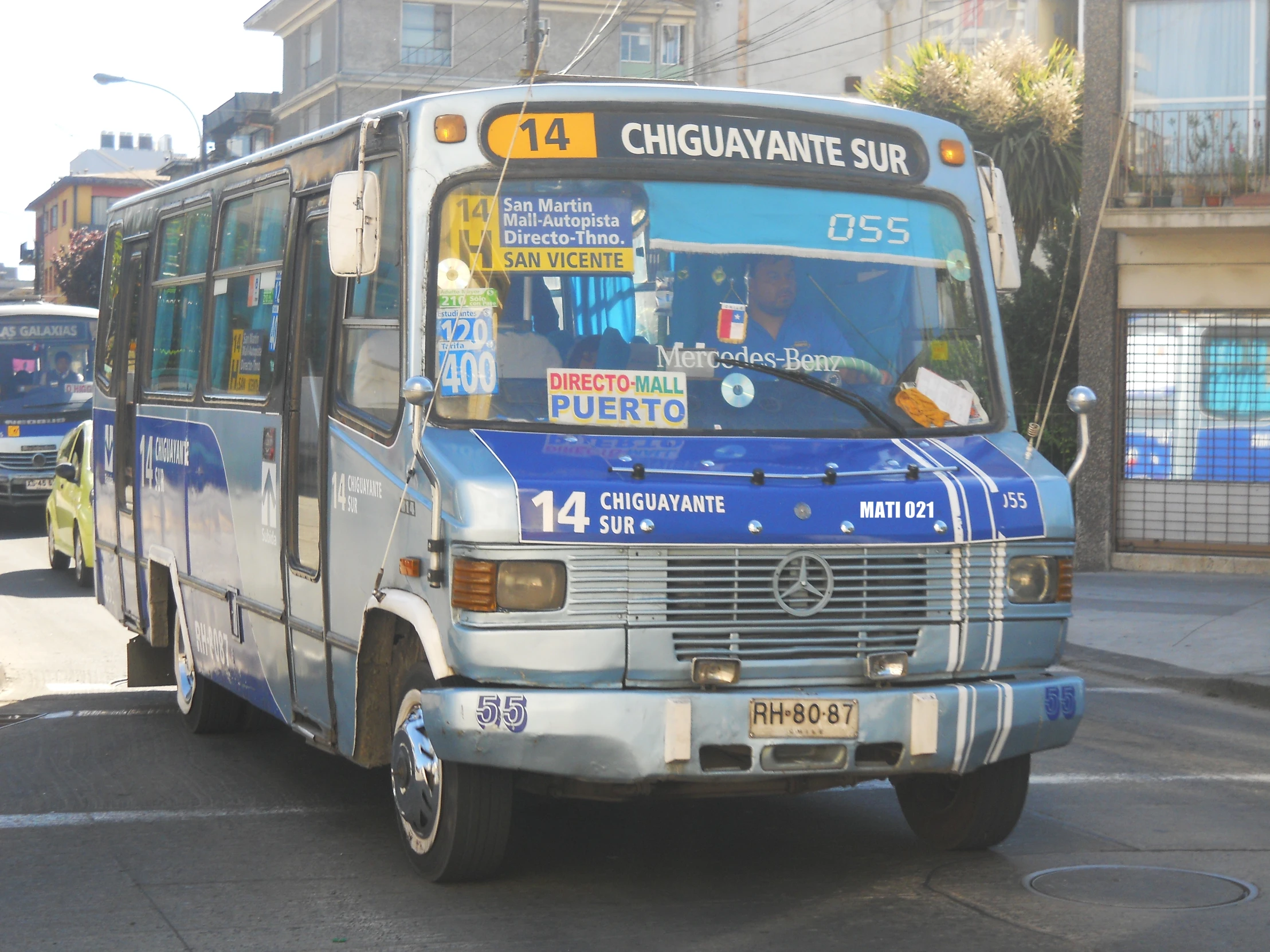 a very nice looking bus on the side of a road