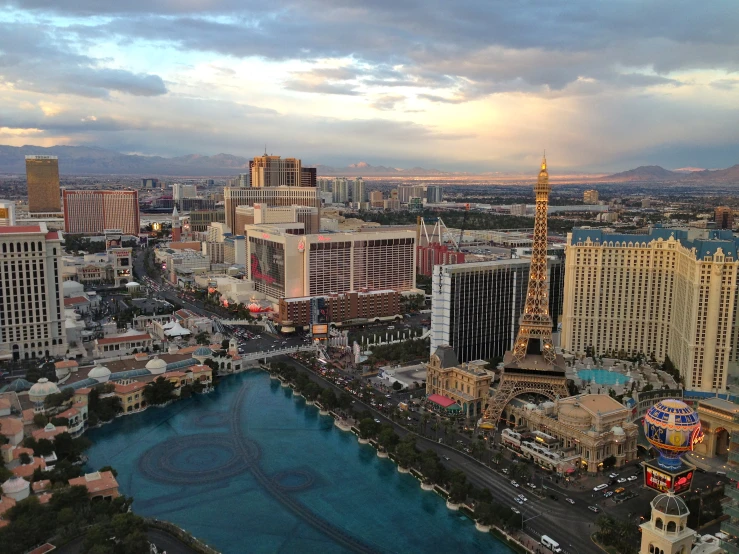 view of a river from the top of a tall building