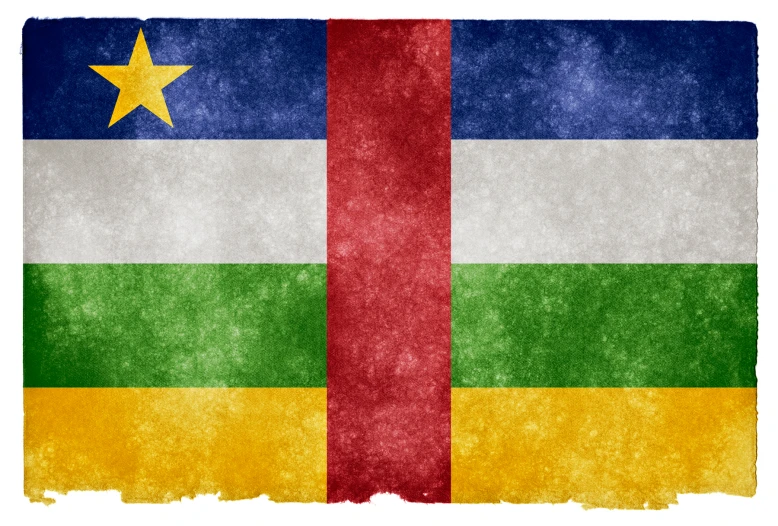 flag of central african republic of djia