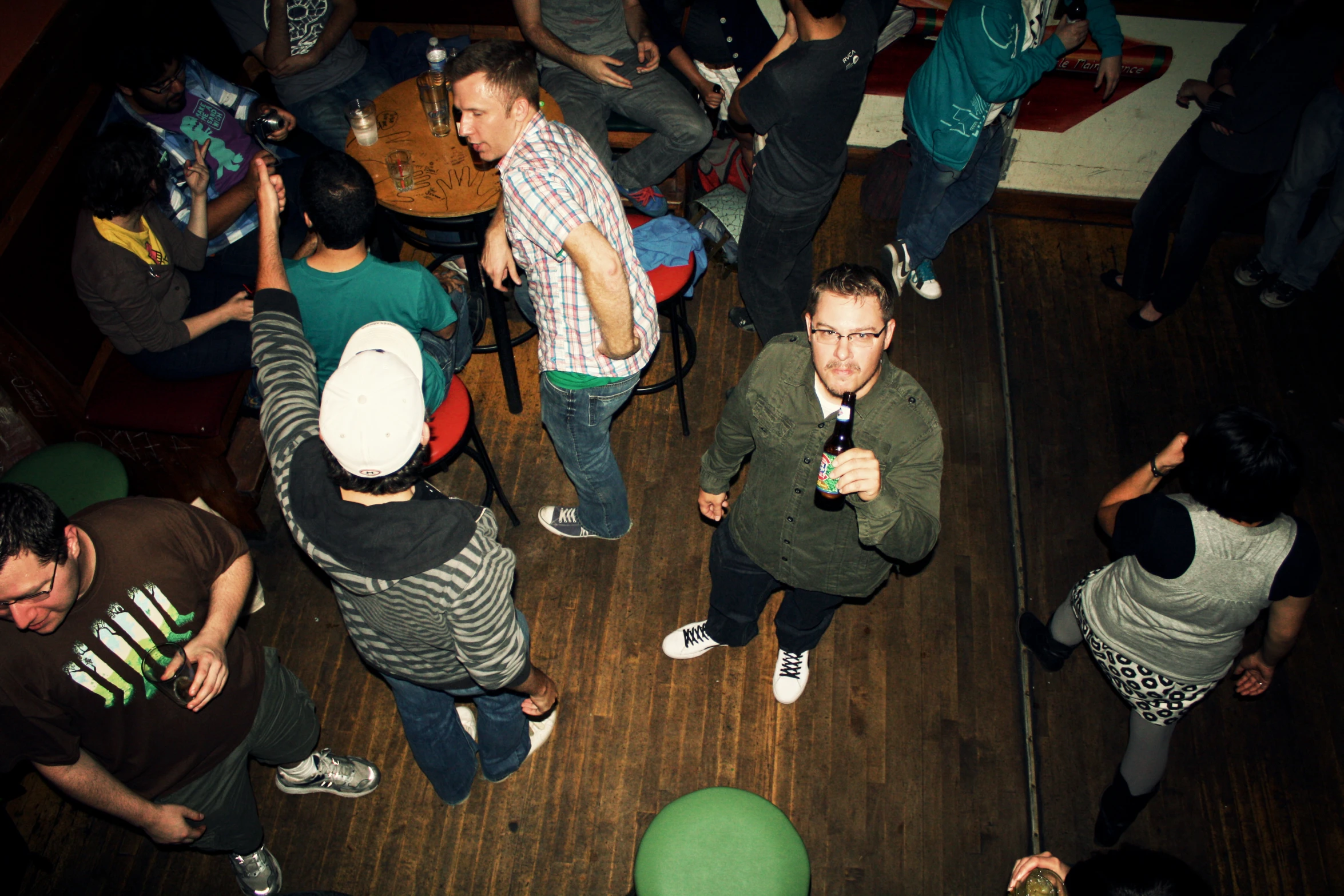 some men having a party and drinking some beer