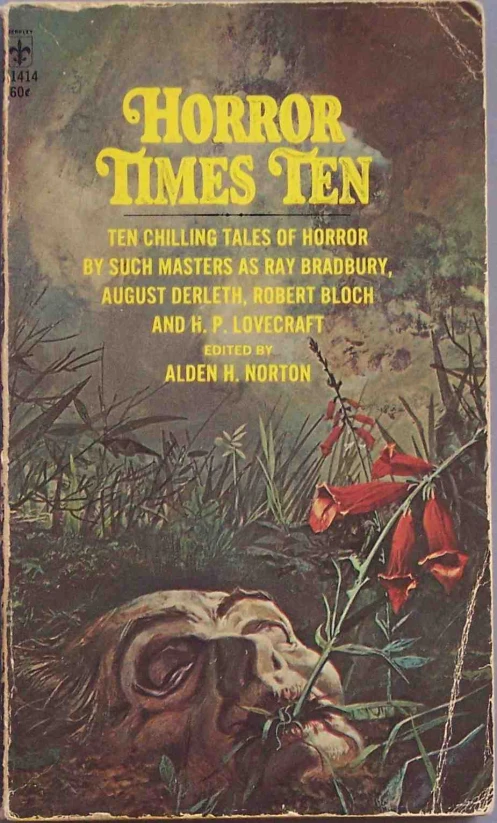 the cover to a book about horror