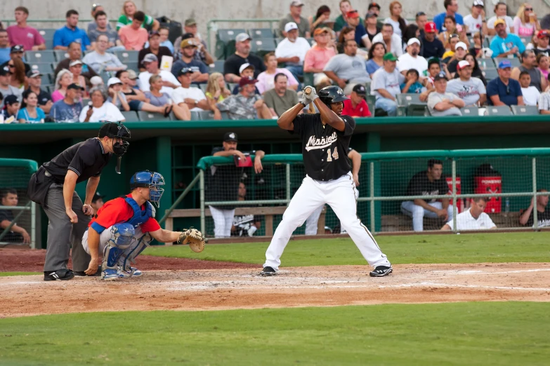 a baseball player standing on top of a field