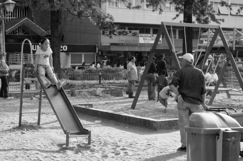 there is a children play area in the park