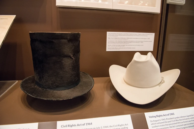 hats on display at museum of western america