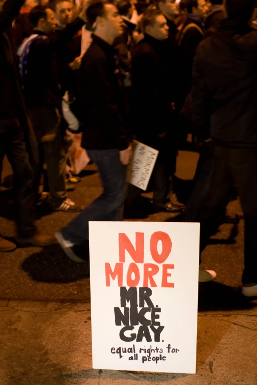 protesters marching on the street during an event