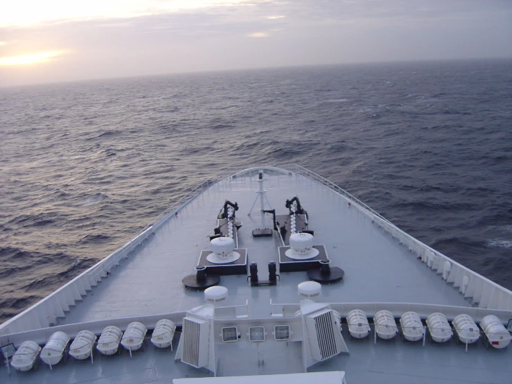 a view of an ocean with a large deck chair