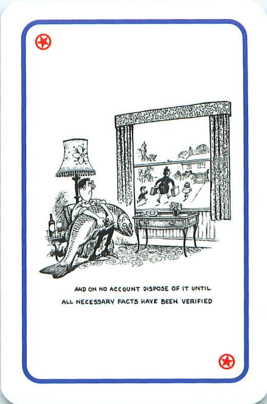 a card with the words and two people in a room