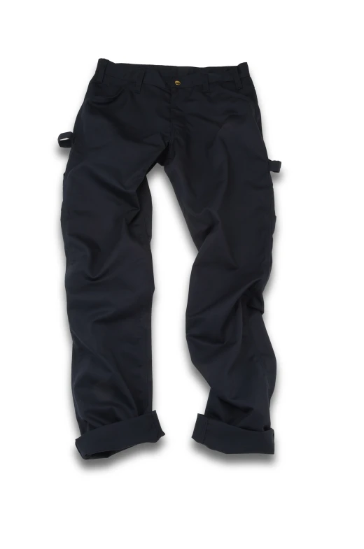 an image of a black pants on white background