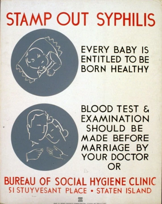 a medical info poster is shown in two circles