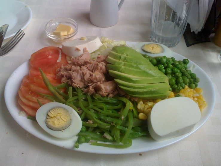 some different types of food on a plate