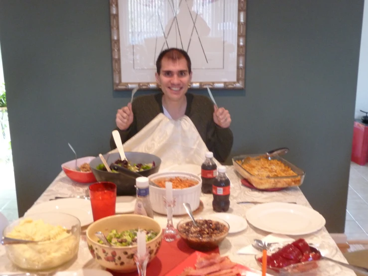 a young man in a restaurant making food