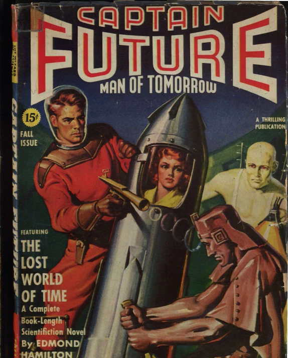 a cover from the first magazine of captain future