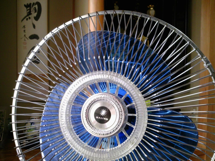 the fan is a decorative piece of art