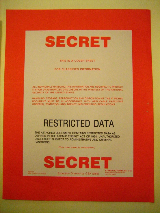 a red certificate that has been put up to a woman's chest