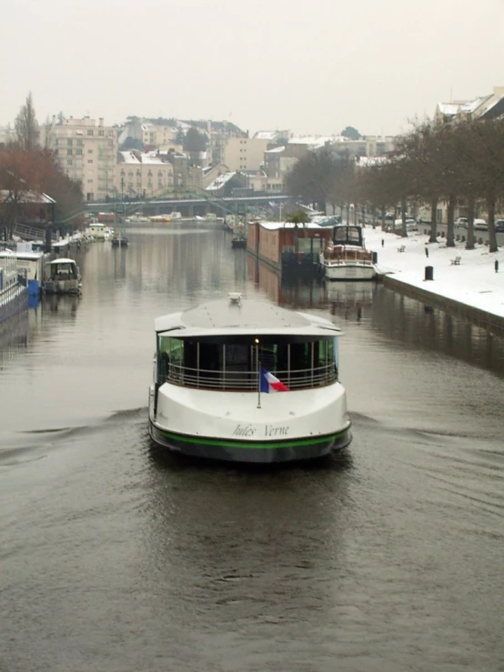 a boat that is floating in the water