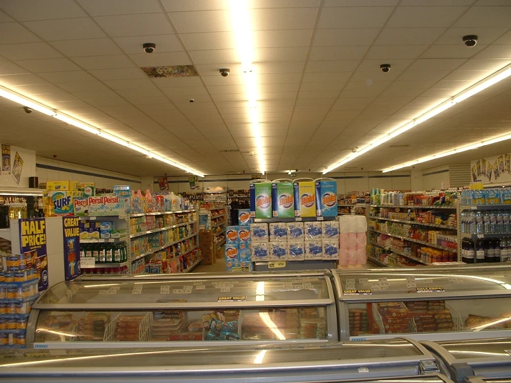 a food store filled with lots of groceries