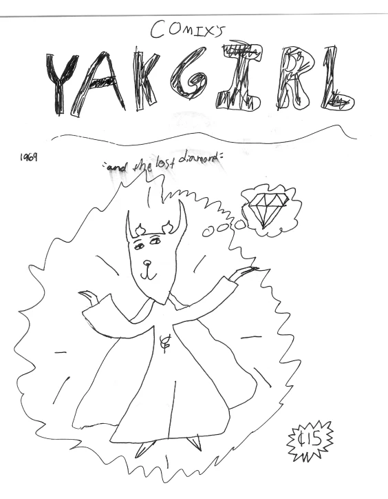 a coloring page with an angel saying yaka and it's name