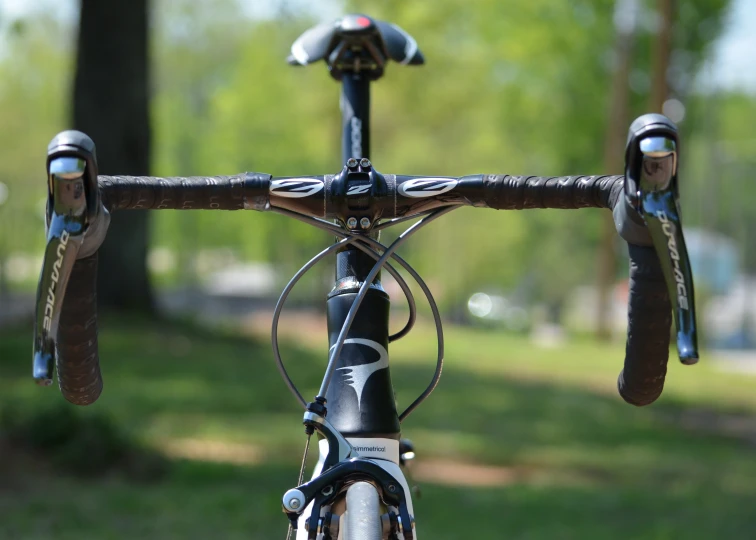 the handles are designed to be balanced on the top part of a bicycle