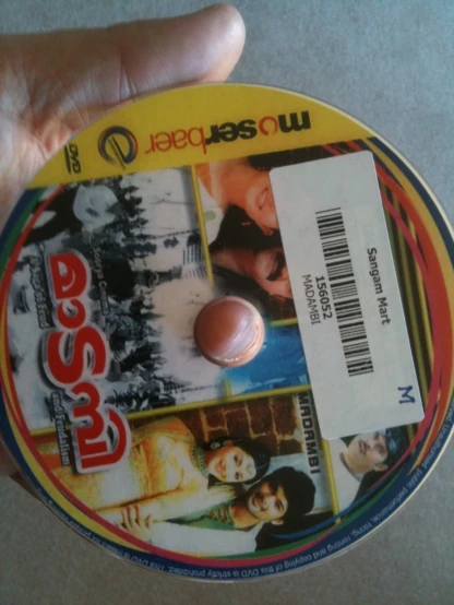 dvd disc with several different movies on it
