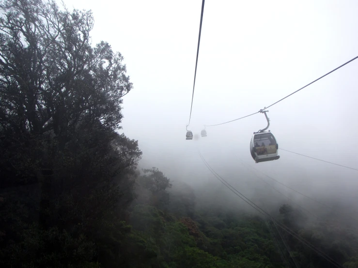 a scenic po of some people riding the ski lift