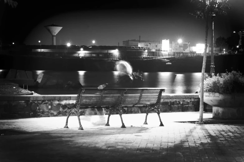 two benches sitting next to each other on a patio