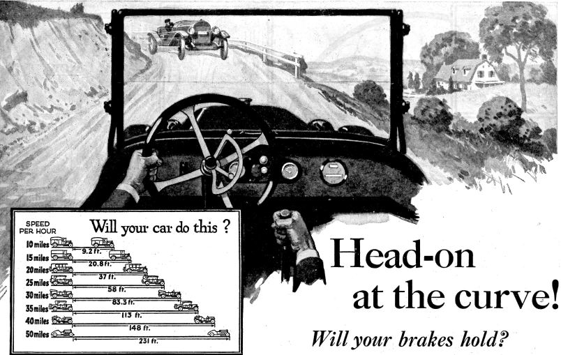 an advert for the h4 4 ford at the curve