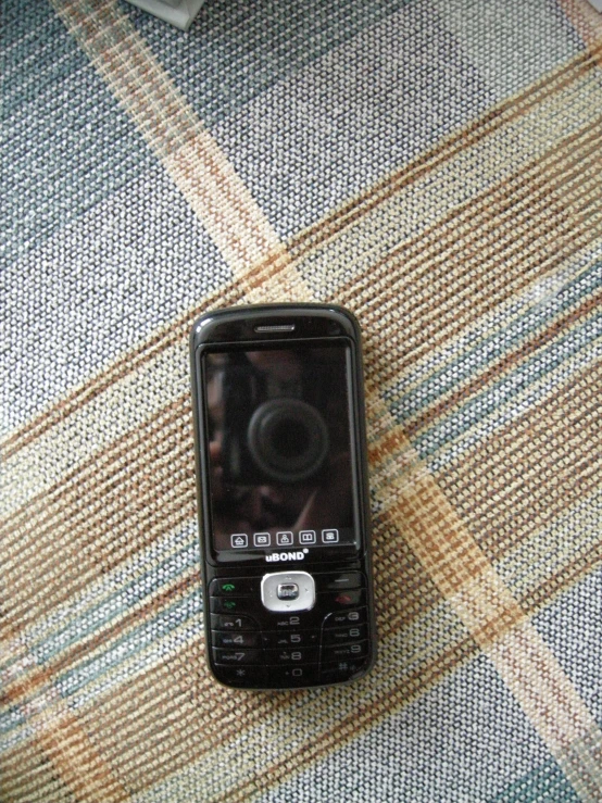 a cell phone that is on a table