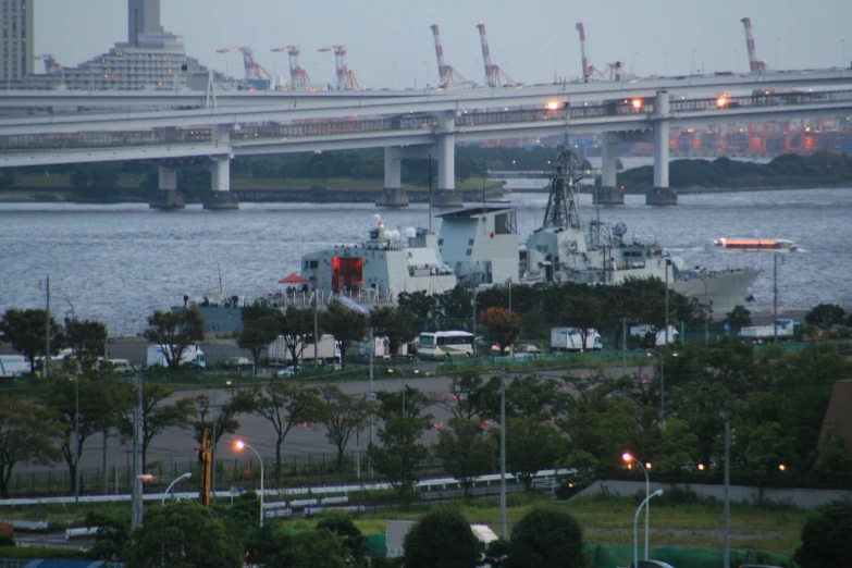 a small tug boat that is out on the water