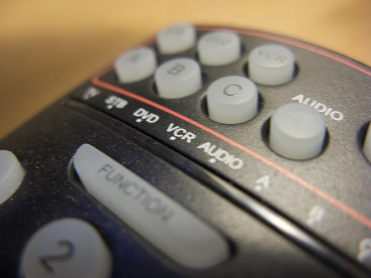 a close up s of a remote control