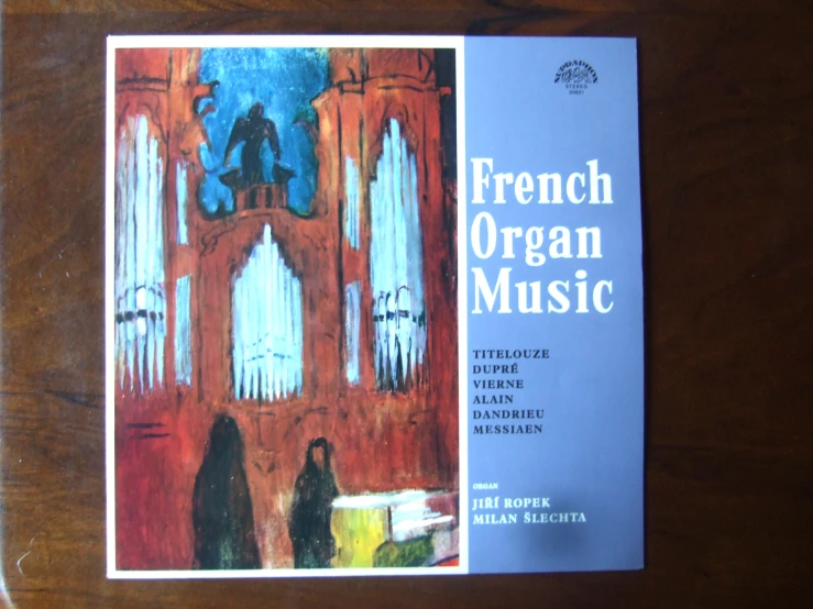 the book cover for an organ music book