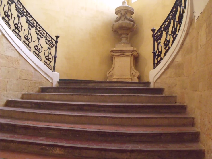 several stone stairs rise up to the sky