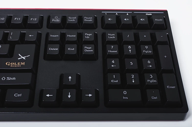 a computer keyboard with its keys and numbers displayed