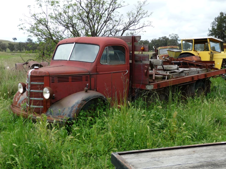 the old truck is still in the field today