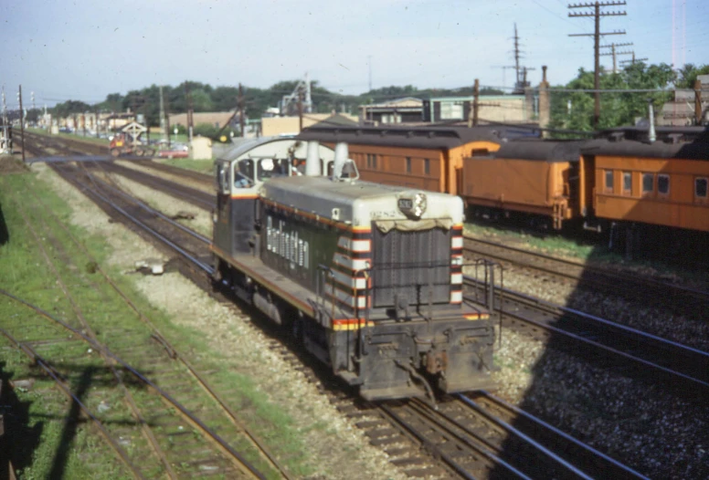 the train has pulled up to the station