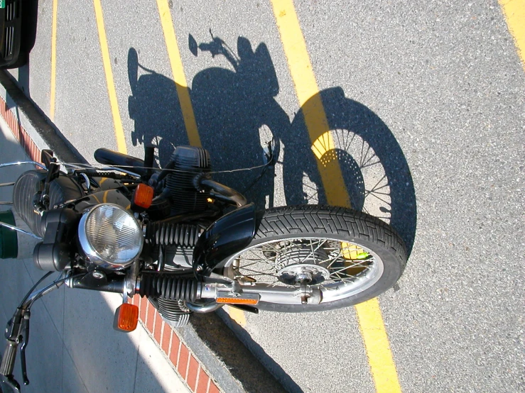 an image of a person riding on the back of a motorcycle