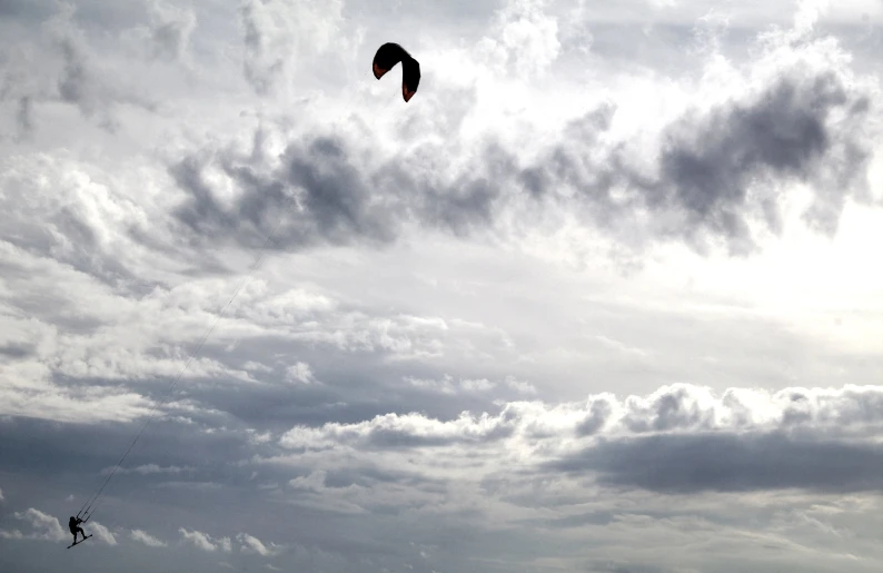 there are two people on a beach flying kites