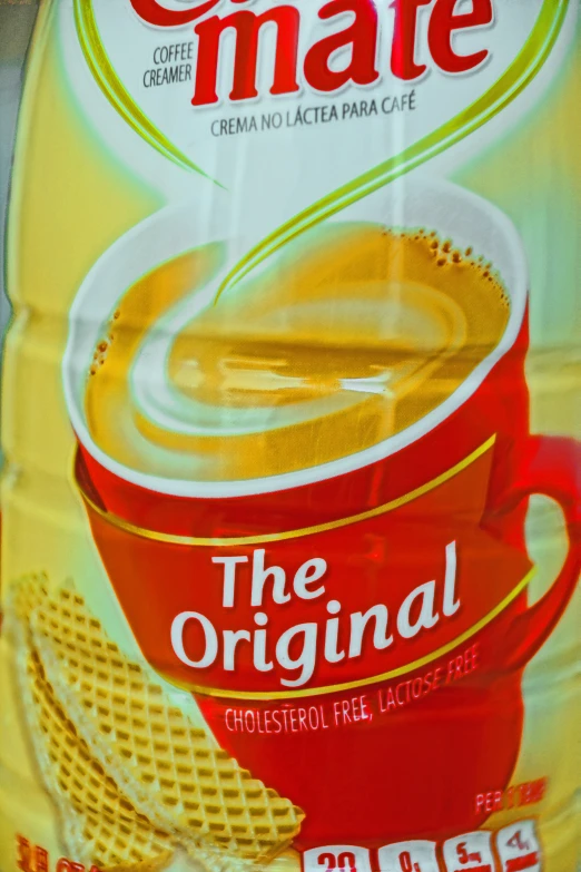 closeup of a soft drink with its lid open