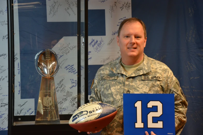 the military man has signed all 32 nfl teams and autographs